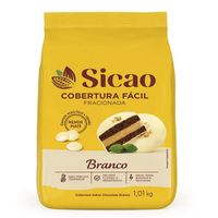 Cobertura Fácil Fracionada Branco Gotas 1,01kg Sicao