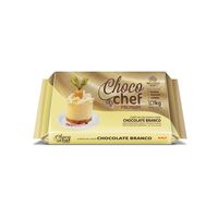 Cobertura Choco Chef Branco Barra 1,01 Kg Jazam