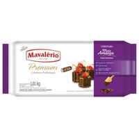 Cobertura Chocolate Premium Meio Amargo | Barra 1,01kg Mavalerio