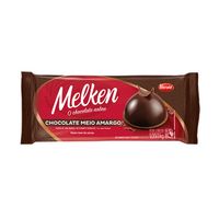 Chocolate Melken Meio Amargo Barra 1,05kg Harald