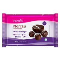 Cobertura Chocolate Norcau Meio Amargo Barra 1,01kg Puratos