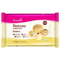 Cobertura Chocolate Norcau Branco | Barra 1,01kg Puratos