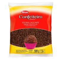 Granulado Chocolate Confeiteiro Crocante Escama 500g Harald