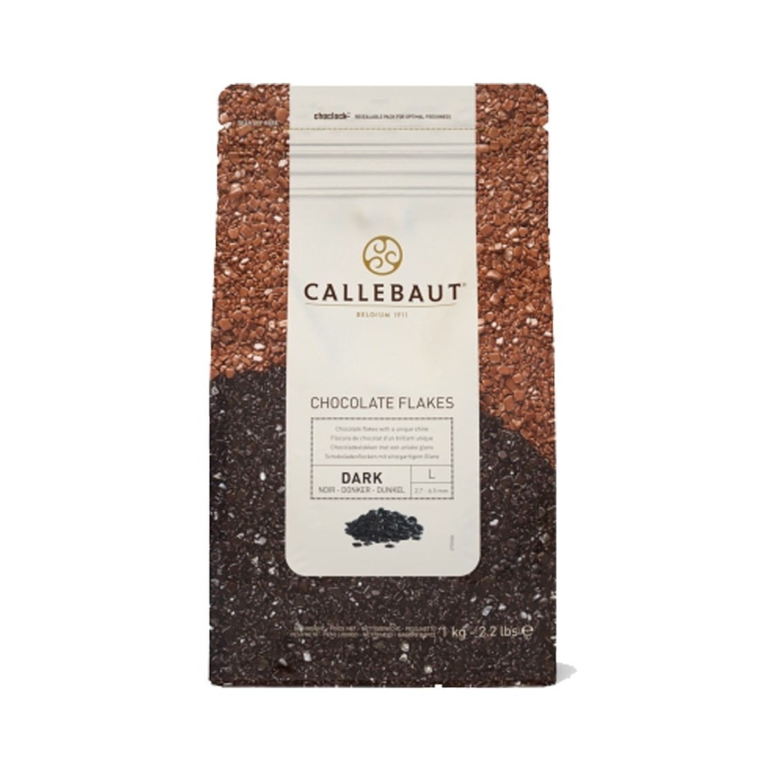 Chocolate Granulado Belga Split 9d Flakes 1kg Callebaut - Colibri Festas