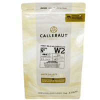 Chocolate Belga White W2 Callets 28% 1kg Callebaut