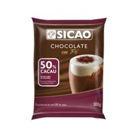 Chocolate Em Po 50% Cacau 300g Sicao