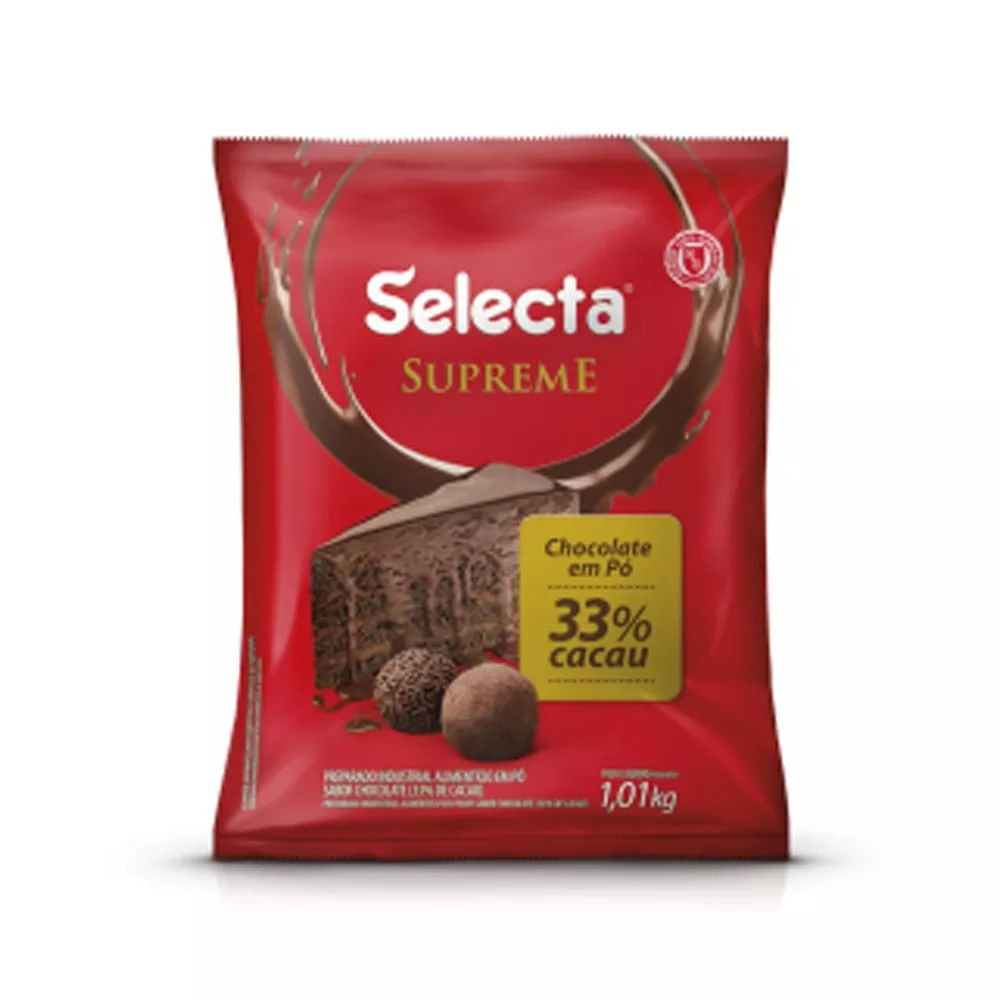 Chocolate Po Selecta 33% Cacau 1,01kg Mix - Colibri Festas