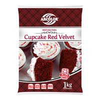 Mistura Para Cupcake Red Velvet 1kg Arcolor
