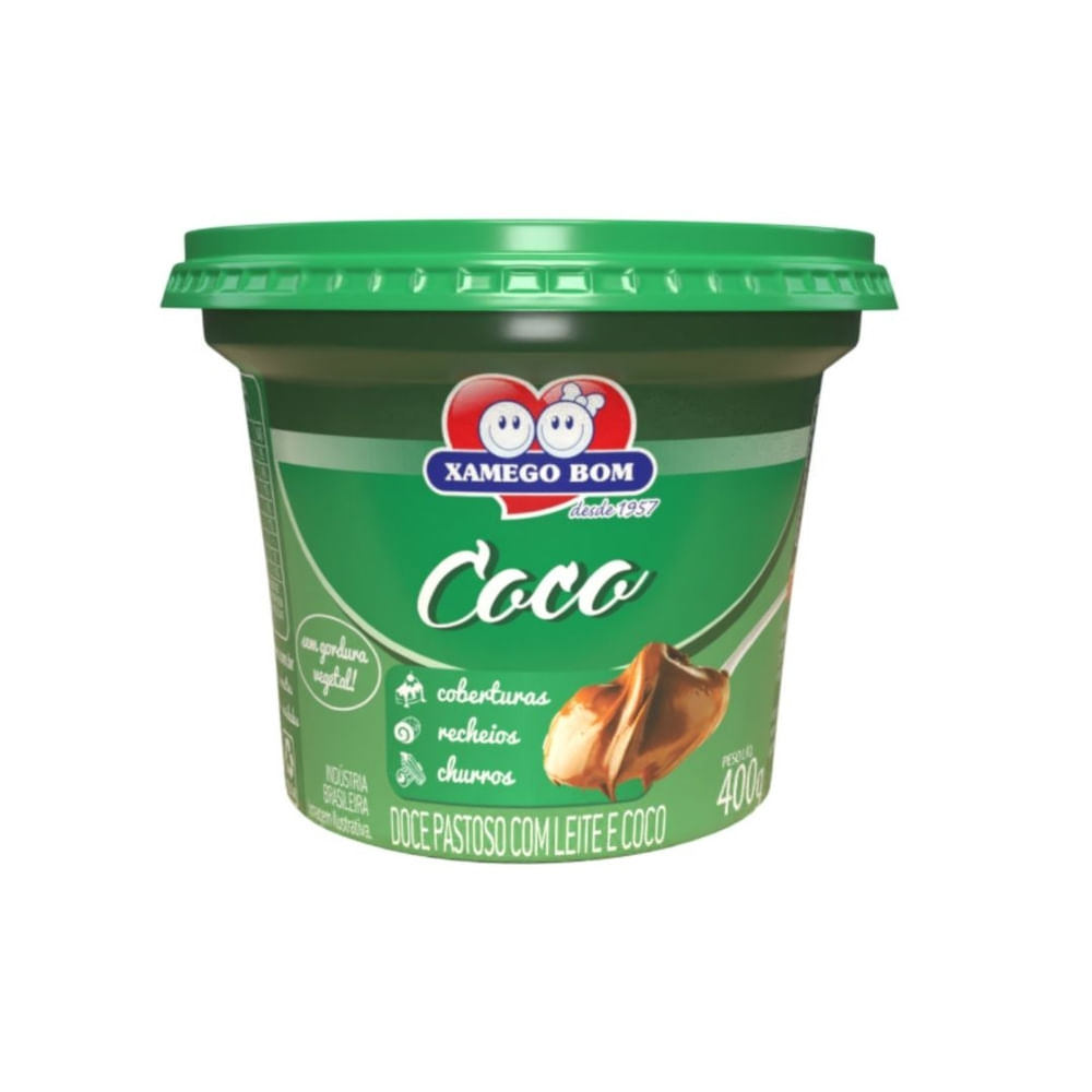 Doce Pastoso Com Leite E Coco 400g Xamego Bom