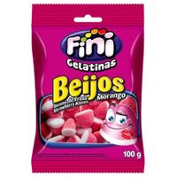 Gelatina Bala Beijos 100g Fini