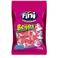 Gelatina Bala Beijos 250g Fini