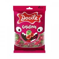 Bala Gelatines Cereja 80g Docile