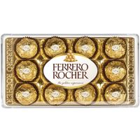 Bombom Chocolate Ferrero Rocher T12 Display 12x12,5g 150g