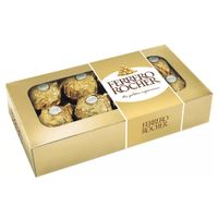 Bombom Chocolate Ferrero Rocher T8 Display 8x12,5g 100g Ferrero