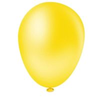 Balao Liso Zerinho N00  Amarelo 100un Pic Pic