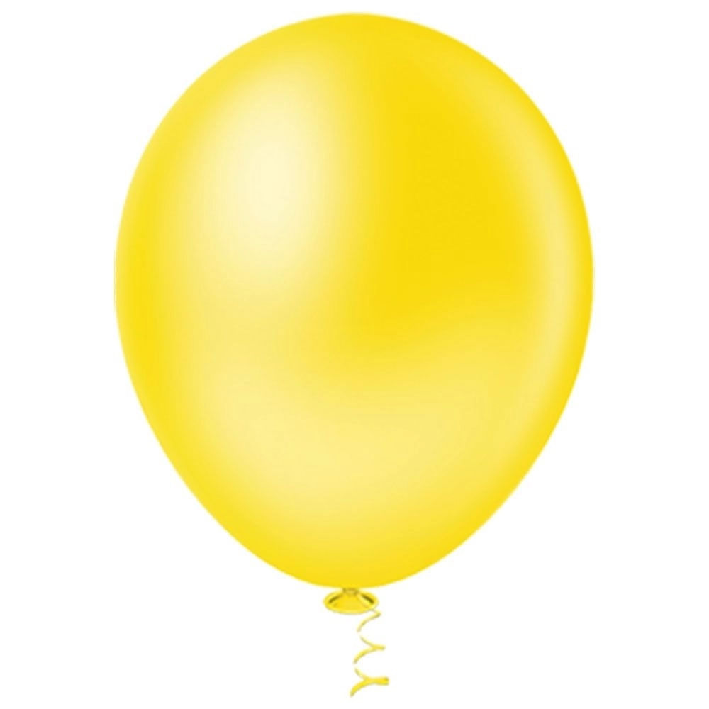 Encontraproduto.com.br - Balão Redondo Amarelo Tamanho 5 c/50 - Pic Pic