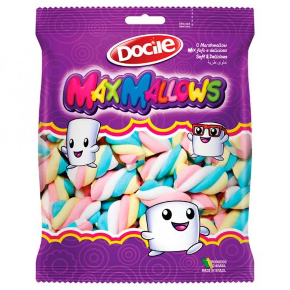 Marshmallow Twist Color Baunilha 250g Docile | Colibri - Colibri