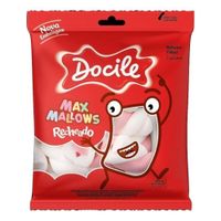 Marshmallow Twist Recheado Doce Rosa/Branco 220g Docile