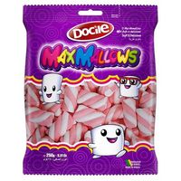 Doce Marshmallow Twist Rosa e Branco Baunilha 250g Docile