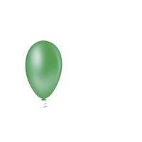 Balão Liso Pera N07 Verde Musgo 50un Pic Pic