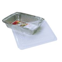 Assadeira Retangular Com Tampa Pet 1000ml 12un Vabene