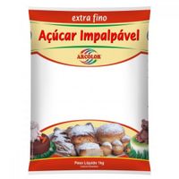 Açúcar Impalpável Extra Fino 1kg Arcolor