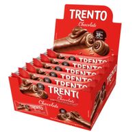 Wafer Recheado Trento Chocolate 38% Cacau Display 16x32g Peccin