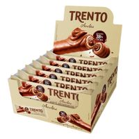 Wafer Recheado Trento Avela 38% Cacau Display 16x32g Peccin