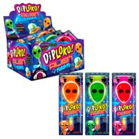 Pirulito Diploko Neon Alien 30x10g Display 300g Danilla Foods