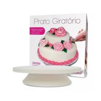 Prato Giratório Bailarina De Plástico 28,5cm Mago