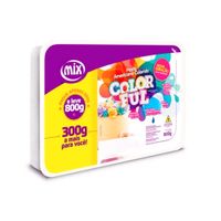 Pasta Americana Colorida Vermelho 800g Mix