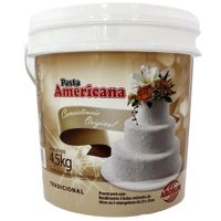 Pasta Americana Tradicional Branca Balde 4,5kg Arcolor