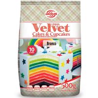 Mistura Para Cakes E Cupcakes Velvet Branco 500g Arcolor