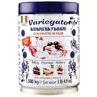 Variegato De Cereja Silvestre Com Pedaços 1,5kg Fabbri