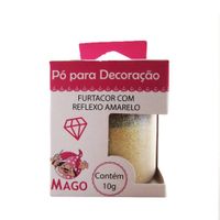 Pó Para Decoração Furtacor Com Reflexo Amarelo 10g Mago