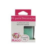 Pó Para Decoração Furtacor Com Reflexo Verde 10g Mago