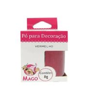 Pó Para Decoração Vermelho 8g Mago