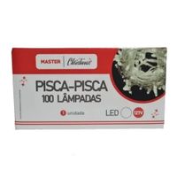 Pisca Pisca com 100 Lâmpadas Led Branco 8 Metros 127v Master