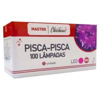 Pisca Pisca 100 Lâmpadas Led Rosa 8 Metros 127 V Master