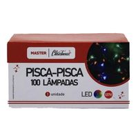 Pisca Pisca com 100 Lâmpadas Led Colorido 8m 127v Master