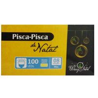 Pisca Pisca 100 Lâmpadas Leds 8 Funções Branco Quente 127v Wincy Natal