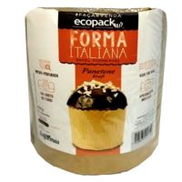 Forma Italiana De Panetone Kraft 12 Unidades 250g Ecopack