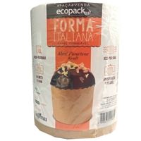 Forma Italiana Mini Panetone Kraft 12 Unidades 100g Ecopack