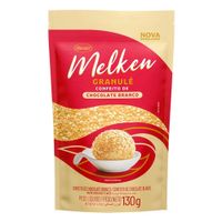 Chocolate Granulado Melken Granule Branco 130g Harald