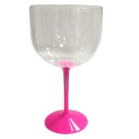 Taça de Gin Shelby Ps Bicolor Rosa Fluorescente 500ml Neoplas