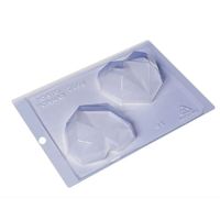 Forma Acetato Silicone Coração Diamond 200g | Cód 1 Porto Formas