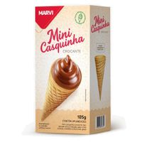 Mini Casquinha De Baunilha 14un 105g Marvi