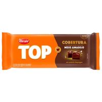 Cobertura Chocolate Frac Top Meio Amargo | Barra 1,01kg Harald