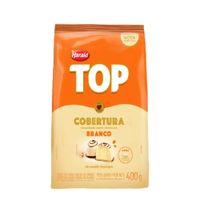 Cobertura Fracionada Top Branco Gotas 400g Harald