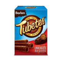 Wafer Tubetes Chocolate Ao Leite 150g Barion